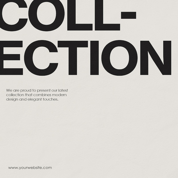 Psd Collection Announcement Flyer Instagram Post Template