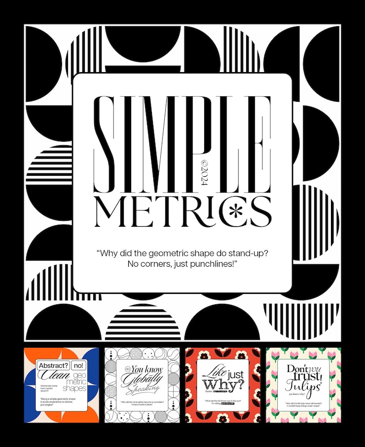 PSD psd collection simple metrics quotes typography design for social media and instagram post template