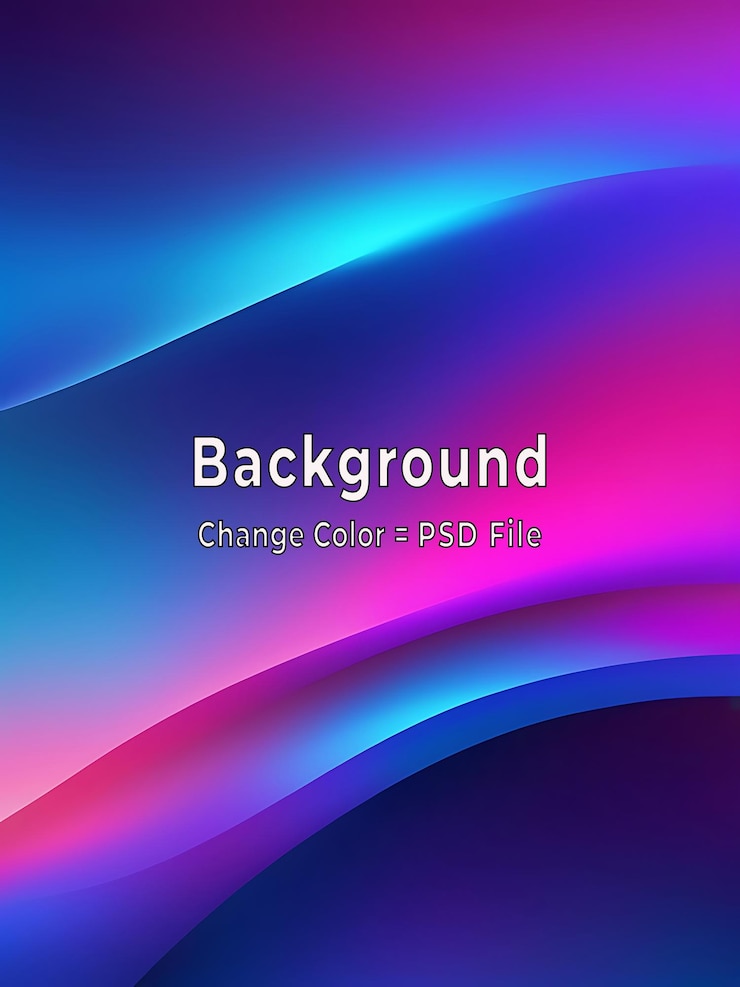 PSD psd colorful abstract background with bright blue and purple gradient texture design in ai format