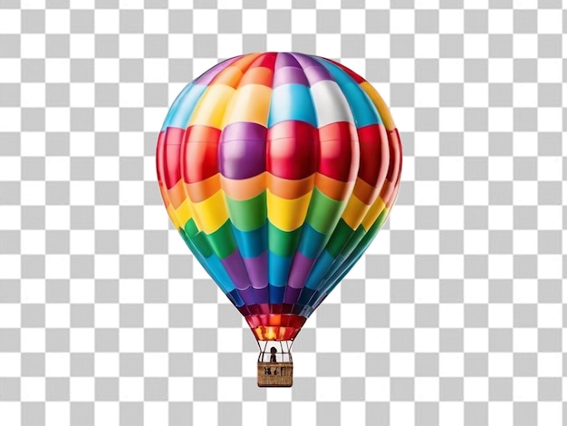 PSD psd di un palloncino d'aria colorato che vola