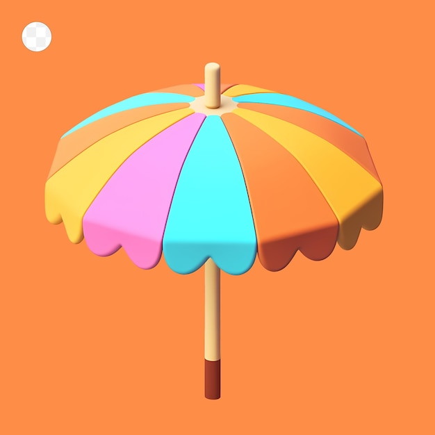 Psd a colorful umbrella travel hd png download