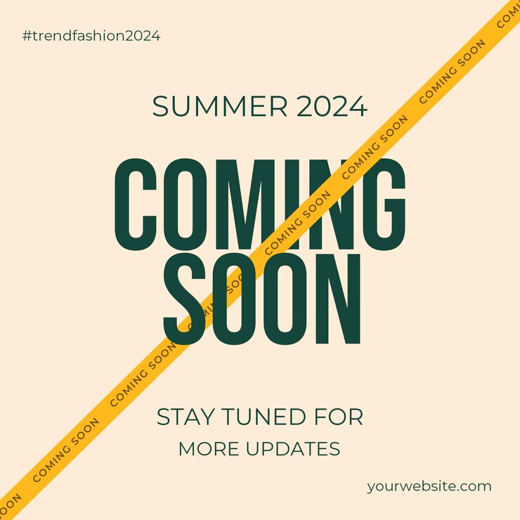 PSD psd coming soon on cream background instagram post template