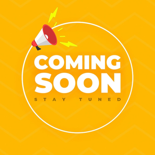 PSD Coming Soon Typography Design dla mediów społecznościowych i szablonu postów na Instagramie
