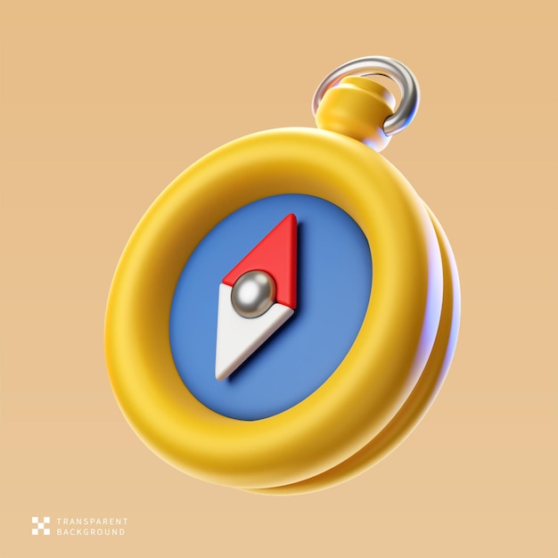 PSDコンパス 3D イラスト
