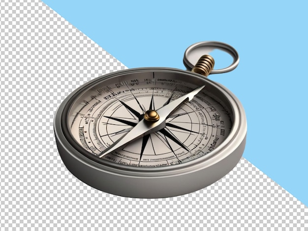 PSD psd of a compass on transparent background