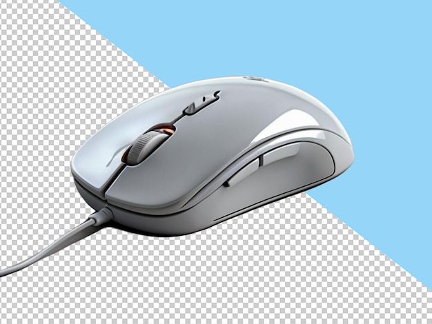 PSD psd of a computer mouse on transparent background