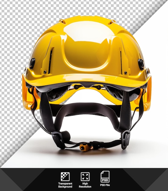 Psd construction helmet on transparent background