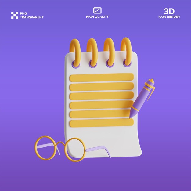 PSD copywriting 3D illustratie