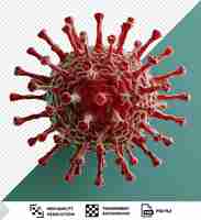 PSD psd corona virus or covid 19 pandemic disease in europe and global abstract virus symbol in red cell