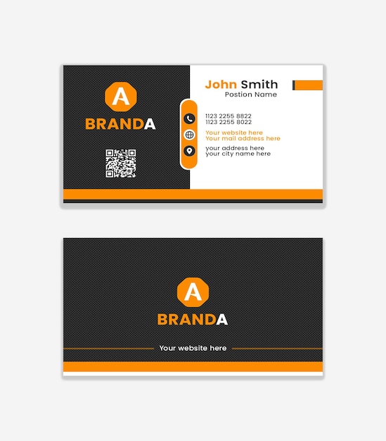 PSD psd corporate business card design template