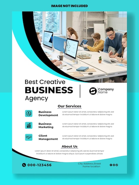 PSD psd corporate business flyer template