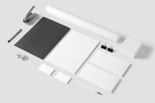 PSD psd corporate stationery mockup design