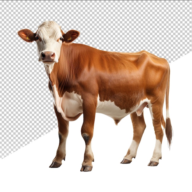 PSD psd cow on transparent background