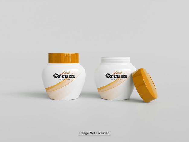 PSD psd cream packaging mock up