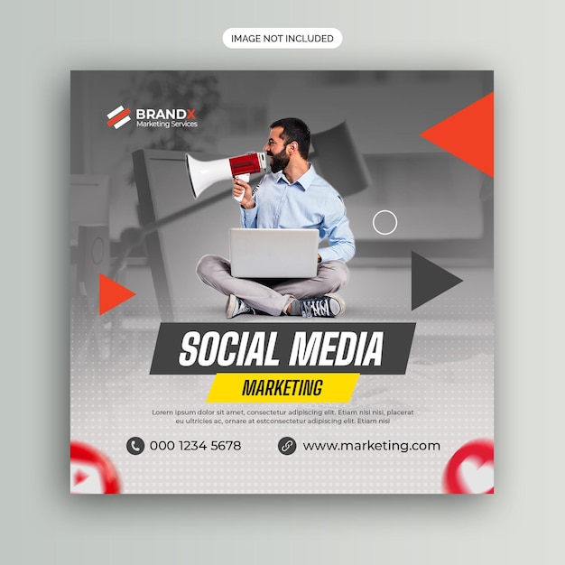 PSD creative concept social media Instagram post Web Banner digital marketing promotion template