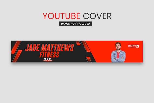 PSD psd creative professional youtube cover and social media banner templat