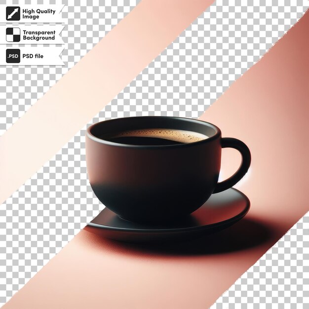 PSD psd cup of coffee on transparent background