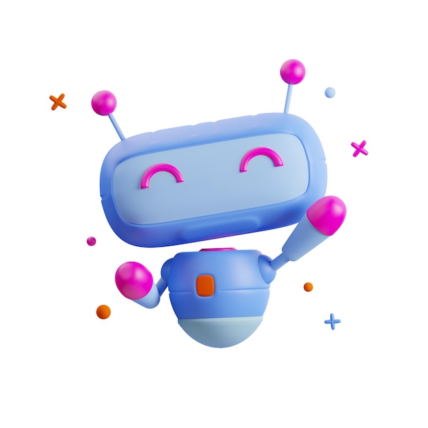 Psd a cute robot