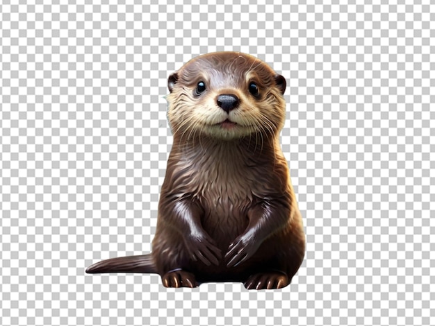 PSD psd of a cutest ever otter