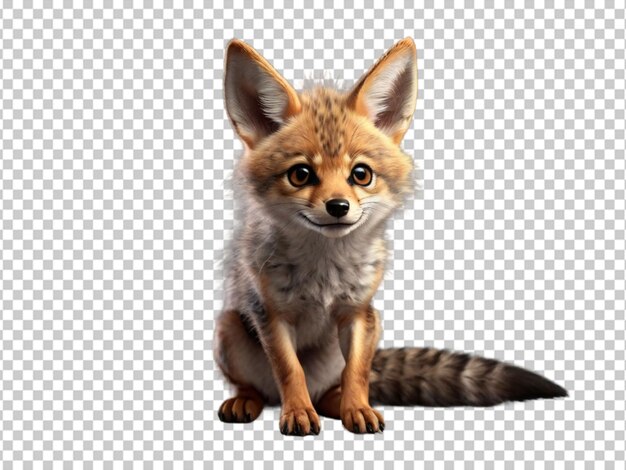 PSD psd of a cutest jackal