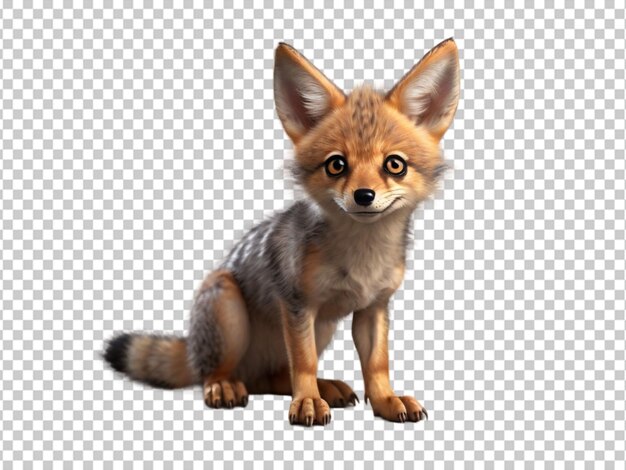 Psd of a cutest jackal