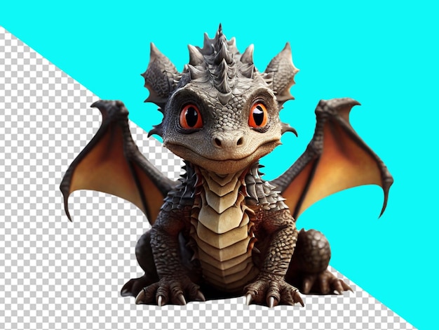 PSD psd of a cutest little dragon