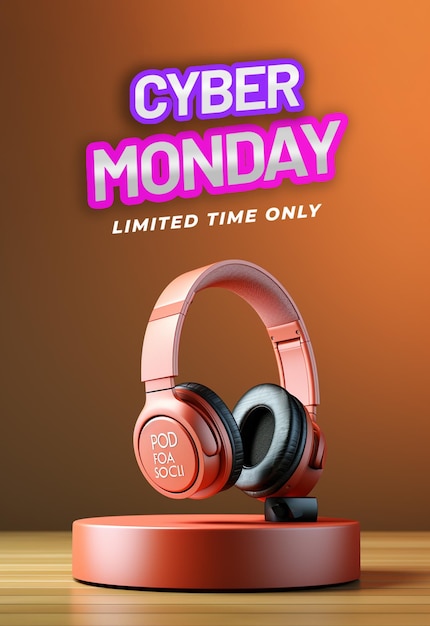 PSD psd cyber monday poster banner