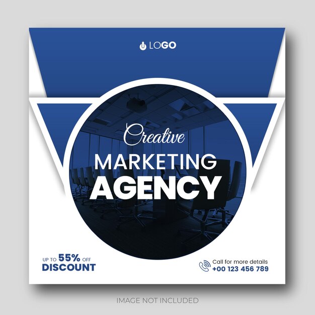 PSD psd cyfrowy marketing social media post web banner szablon