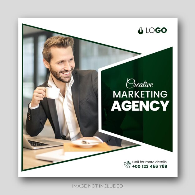 PSD psd cyfrowy marketing social media post web banner szablon