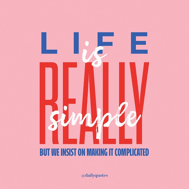 PSD Daily Qoutes Szablon postów na Instagramie