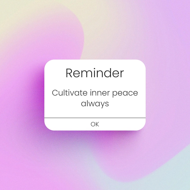 PSD psd daily reminders colorful with watercolor background for social media post