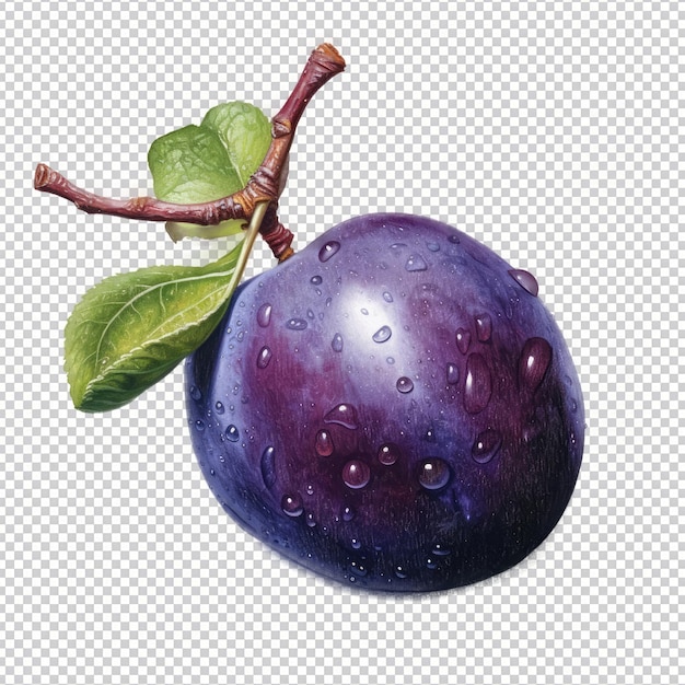 PSD Damson na przezroczystym tle HD PNG