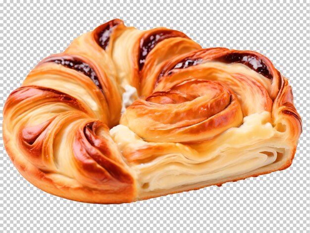 PSD psd danish pastry png on a transparent background