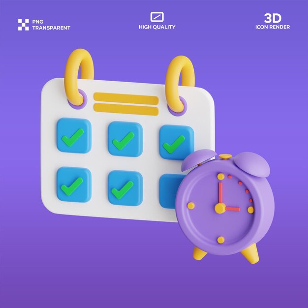 PSD deadline 3D-illustratie