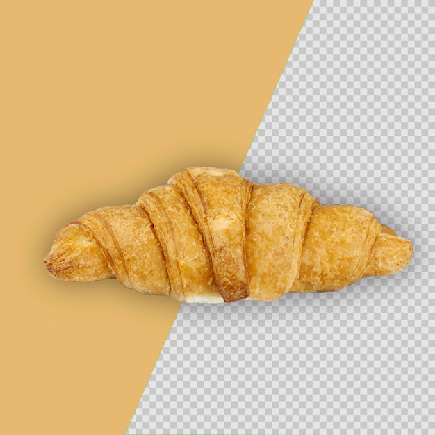 分離されたおいしいクロワッサン