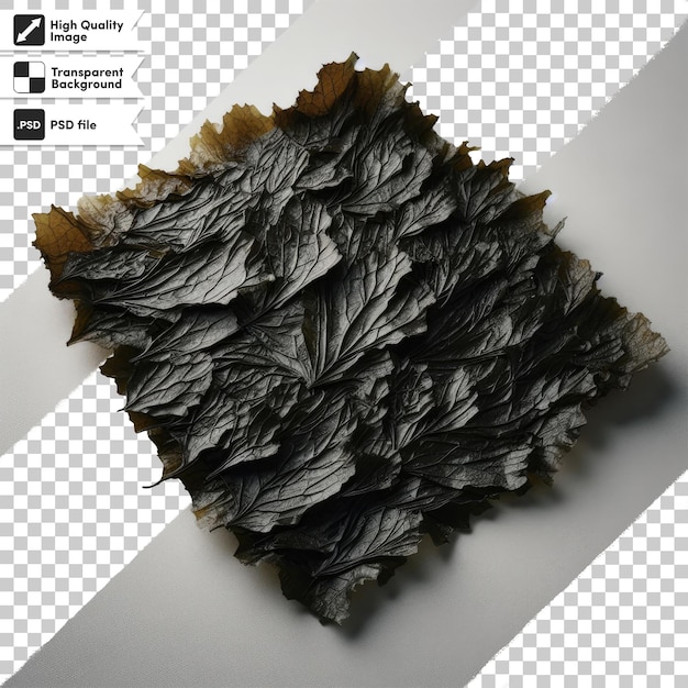 Psd delicious nori seaweed on transparent background with editable mask layer