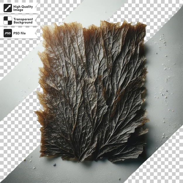 Psd delicious nori seaweed on transparent background with editable mask layer