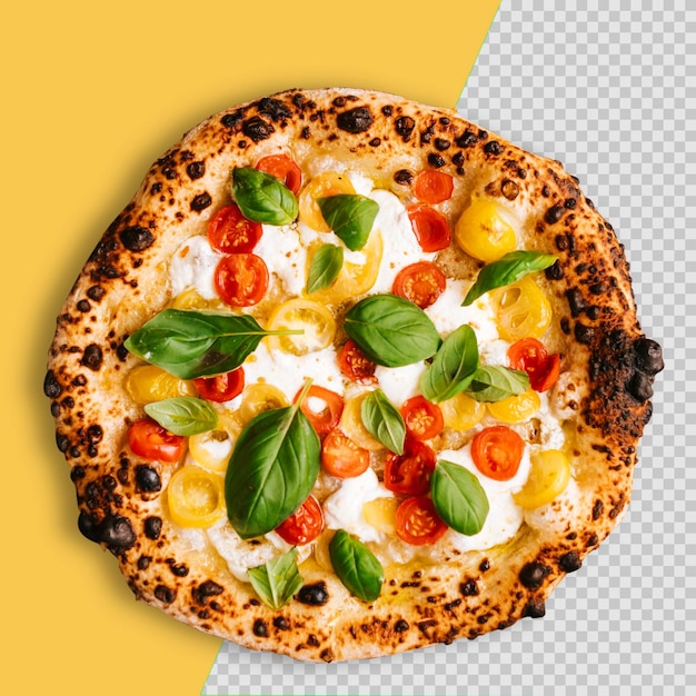 分離されたおいしいおいしい新鮮なピザの PSD