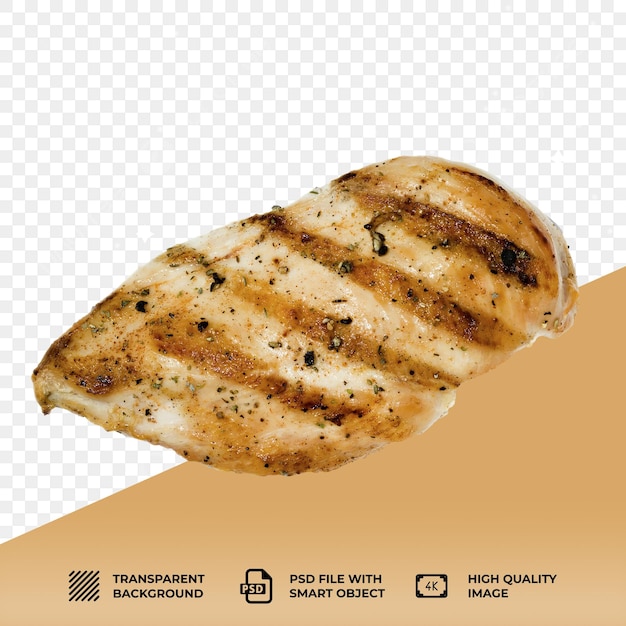 PSD Delicious whole grain bread isolated on transparent background