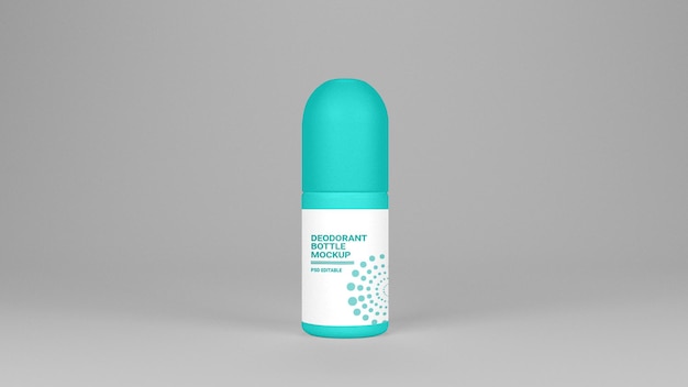 Psd deodorant bottle mockup