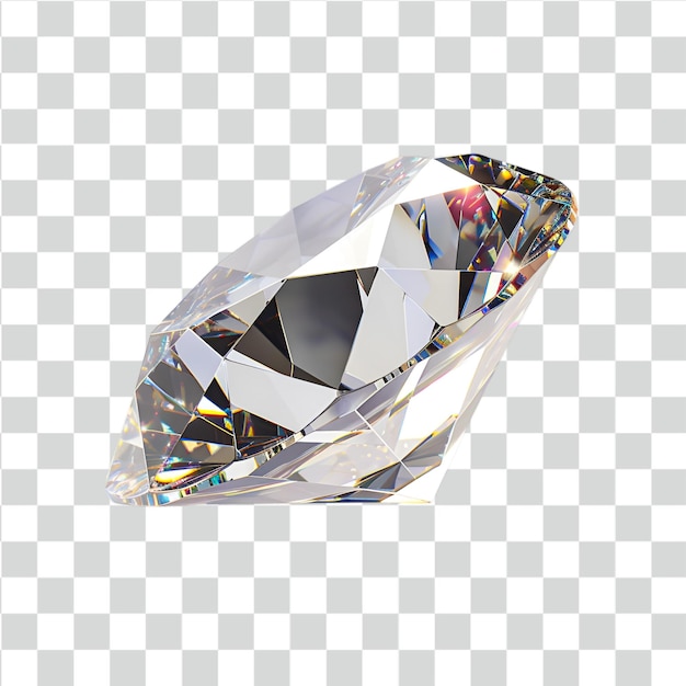 Psd diamond on transparent background