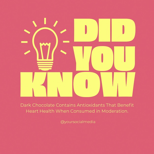 psd did you know about ideas design template for social media instagram post