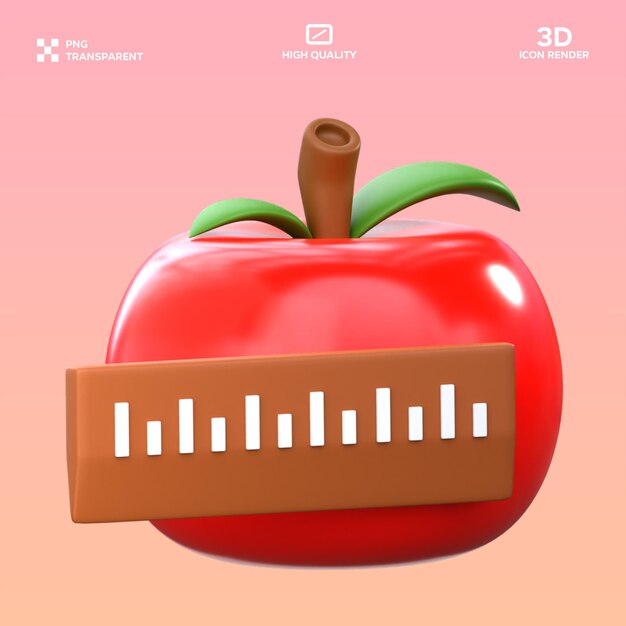 Измерение PSD диеты 3D иллюстрация
