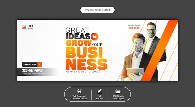 PSD psd digital marketing agency and corporate facebook cover template