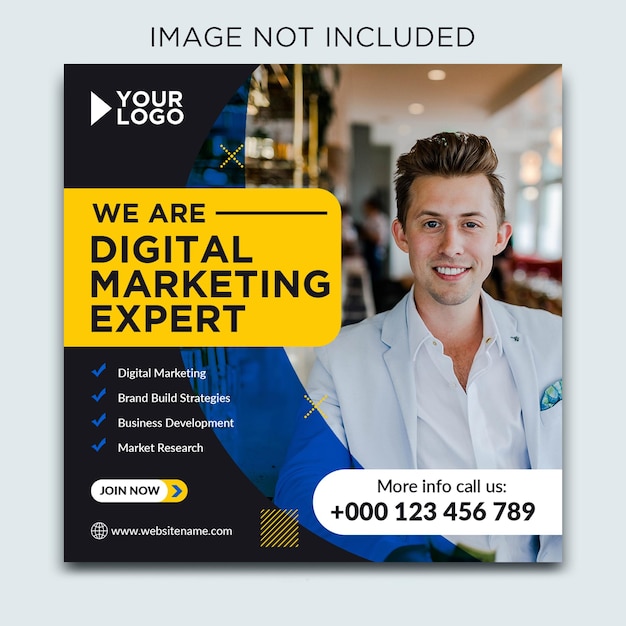 PSD Digital marketing agency post template