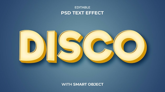 Psd Disco Efekt Tekstowy Edytowalny Format Photoshop