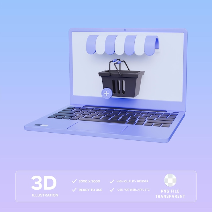 PSD psd dodaj ilustrację produktu online w 3d
