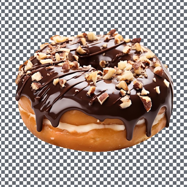 PSD psd donut cake isolated on transparent background
