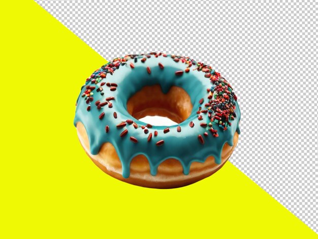 PSD psd of a donuts on transparent backgrount