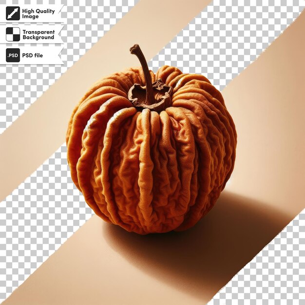 PSD psd dried pumpkin on transparent background